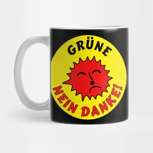 Gruene Nein Danke! (Rot) Mug